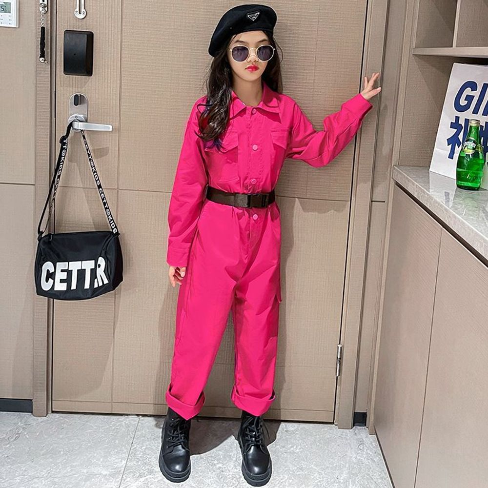 Jumpsuit Slim Body Shape Trendy Mode - Jumpsuit Anak Perempuan โ tampilan lain