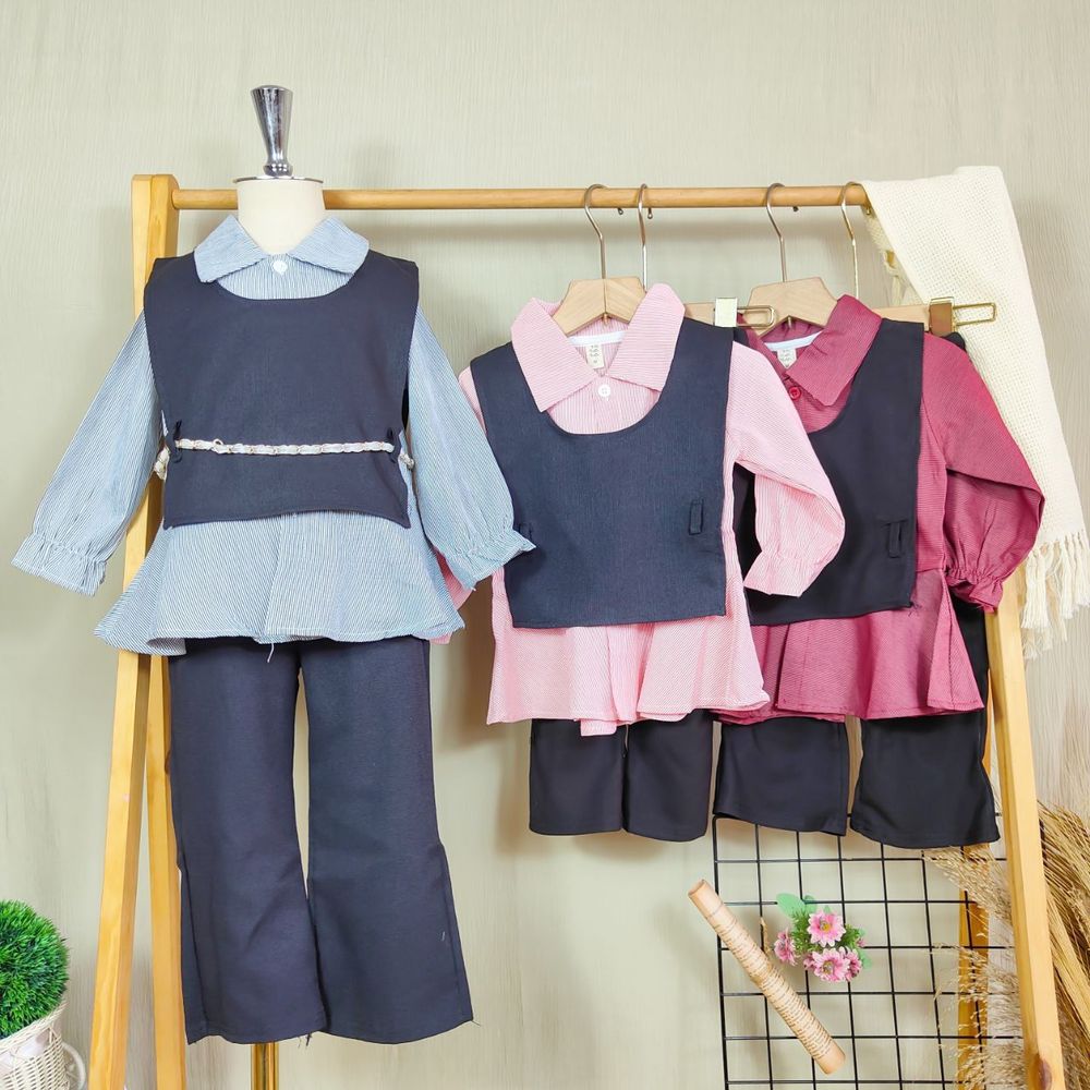 Setelan Modern Wringkle Girly - Foto 1
