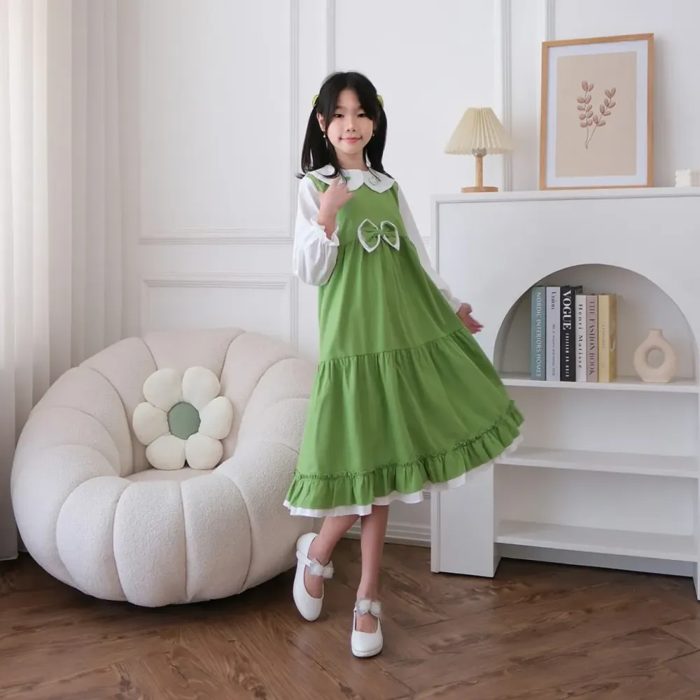 DRESS GIRLS BLUSHROSY WISH FASTENING GOWN - Foto 6