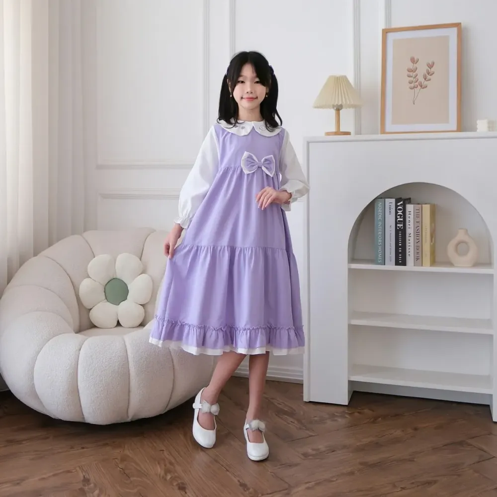 DRESS GIRLS BLUSHROSY WISH FASTENING GOWN - Foto 5