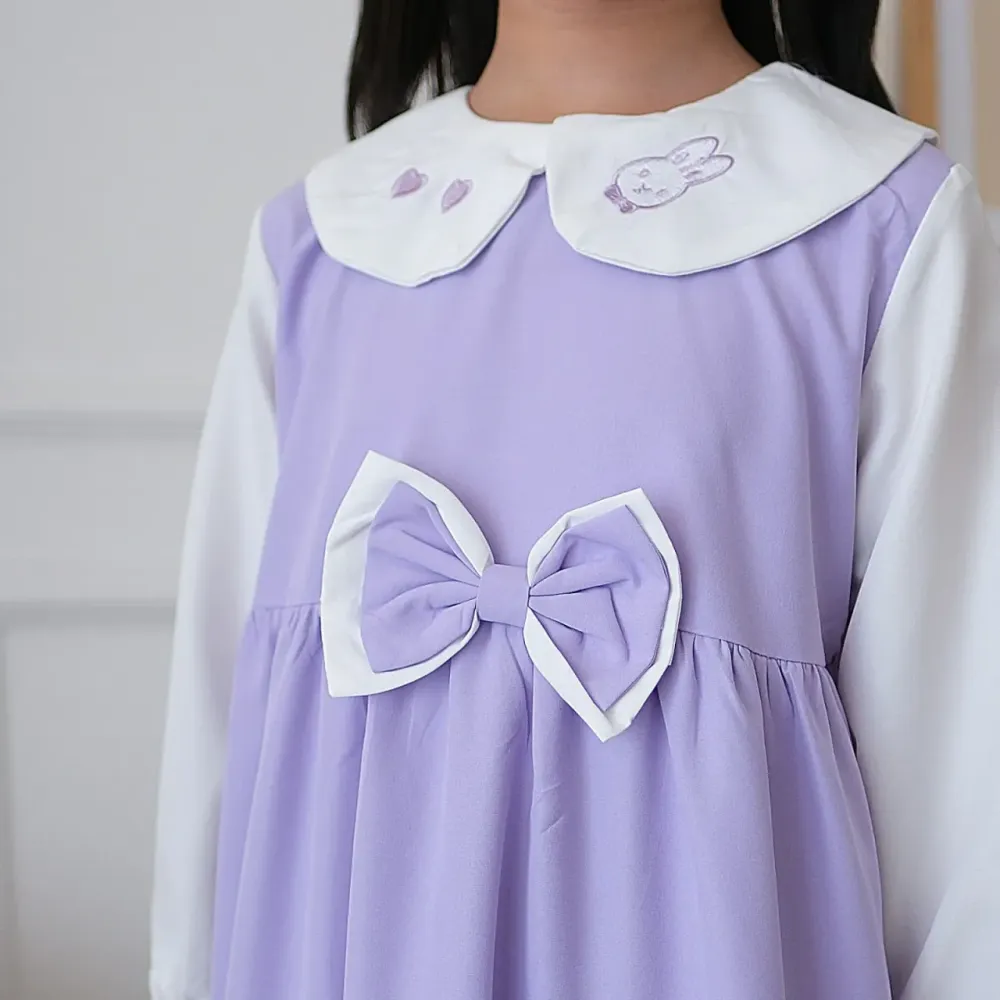 DRESS GIRLS BLUSHROSY WISH FASTENING GOWN