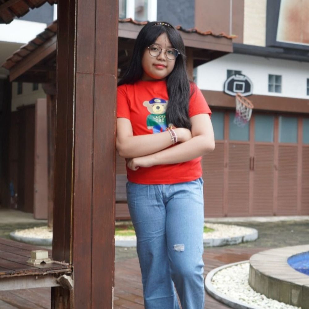 Set Girls Perfection Pair Pink Denim โ tampilan lain