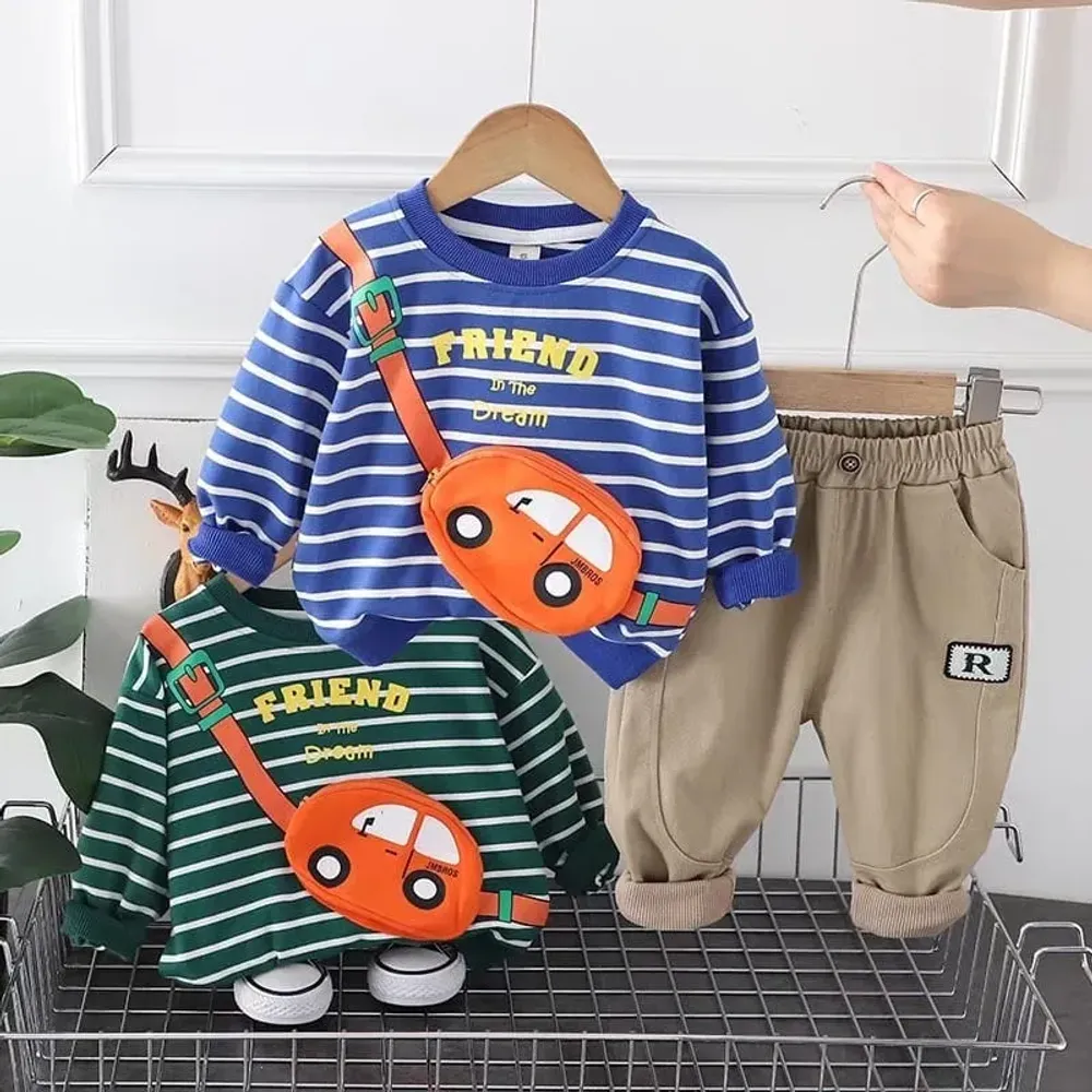 Set Boy Friend Striped