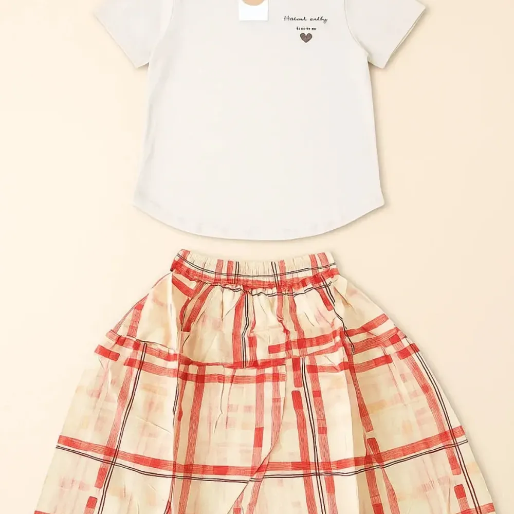 Set Girls Winky Plaid Daisy โ tampilan lain