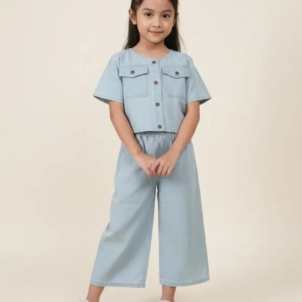 Set Girly Minty Happy Jeans โ tampilan lain