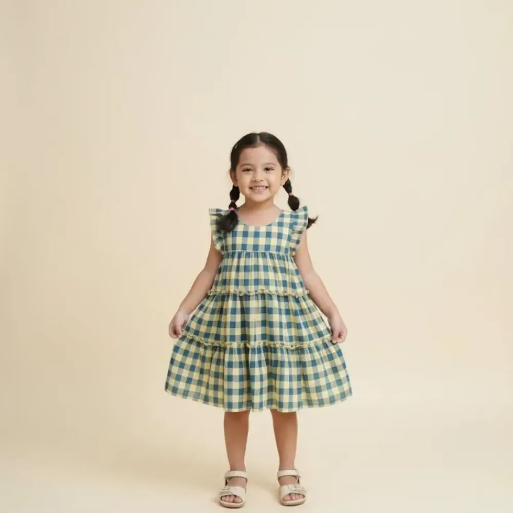Dress Gingham Giggles โ tampilan lain