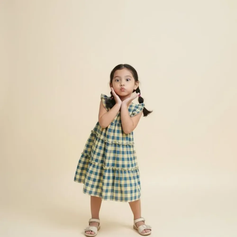 Dress Gingham Giggles - Foto 2