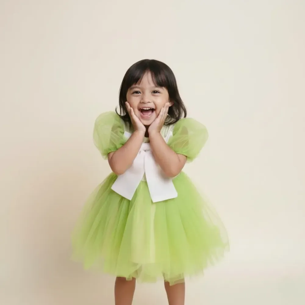 Dress Girl Mini Bow Culture - Foto 2