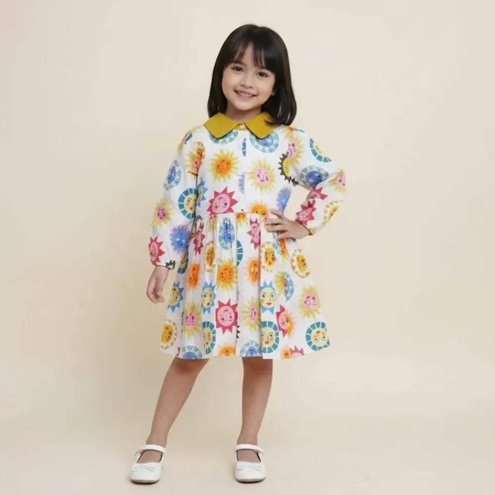 Dress Girls Sun Yellow Chips โ tampilan lain