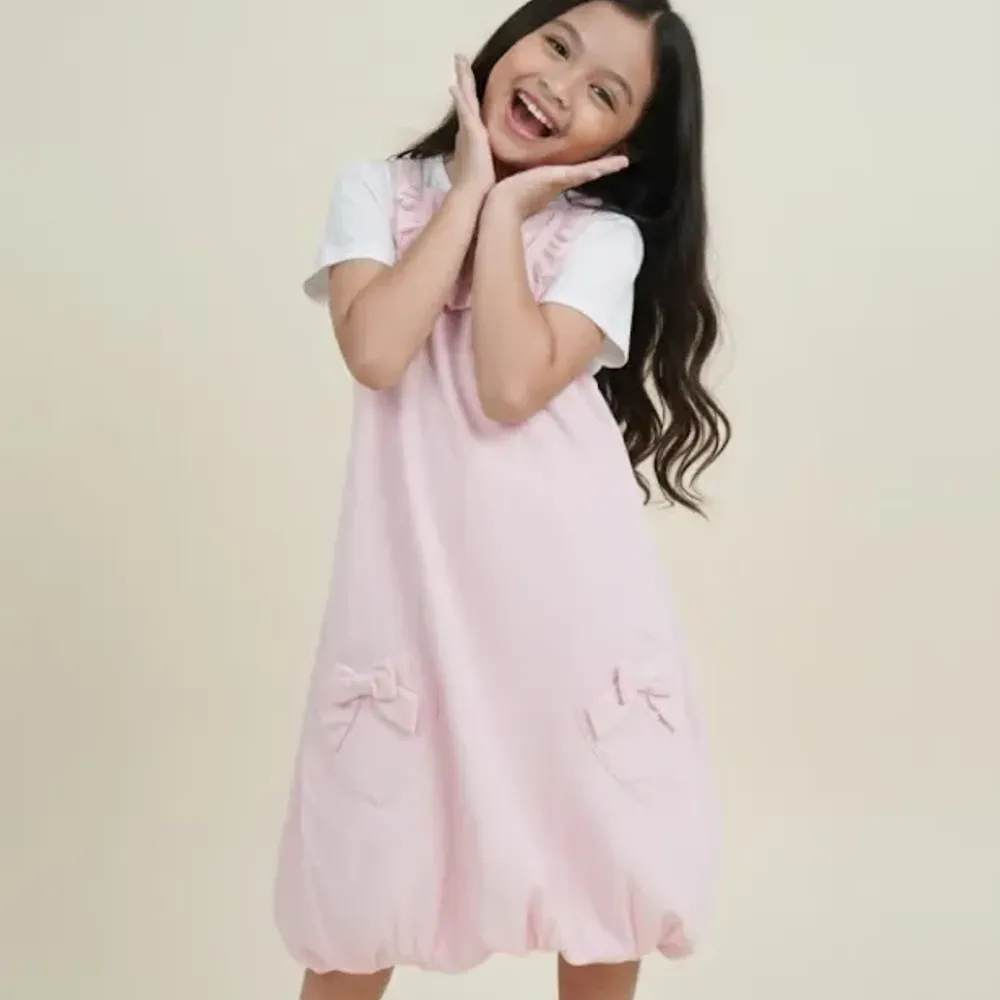 Dress Girl Belted Low Fit โ tampilan lain