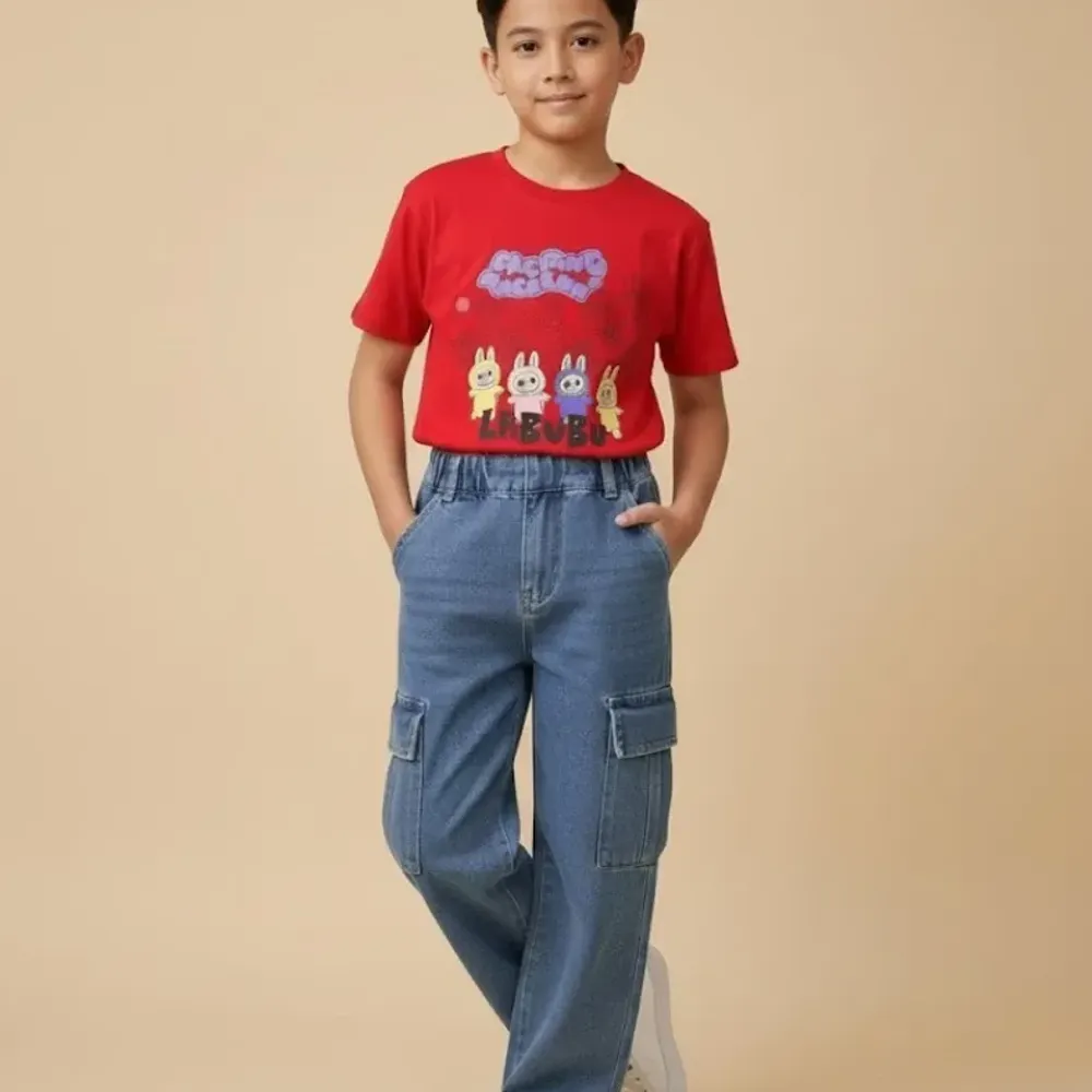 Set Boy Rubber Jeans Glace โ tampilan lain