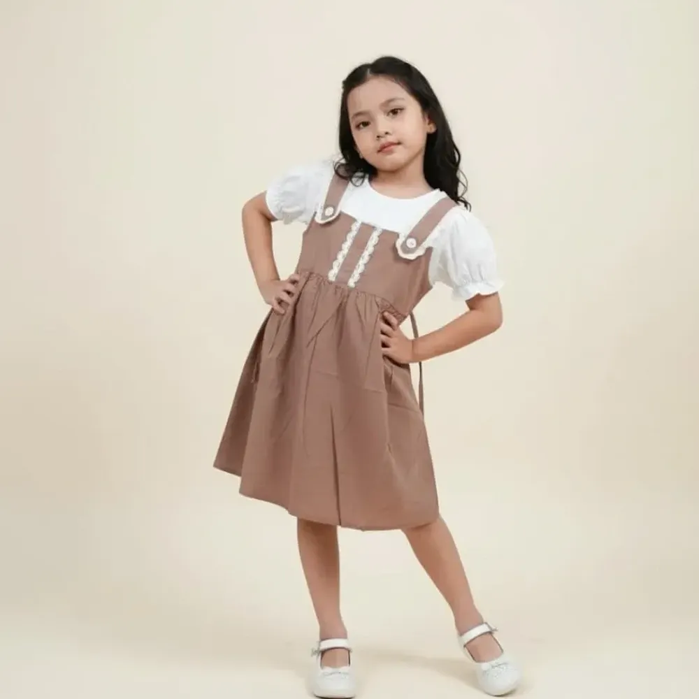 Dress Girl Olive Tone Storm โ tampilan lain