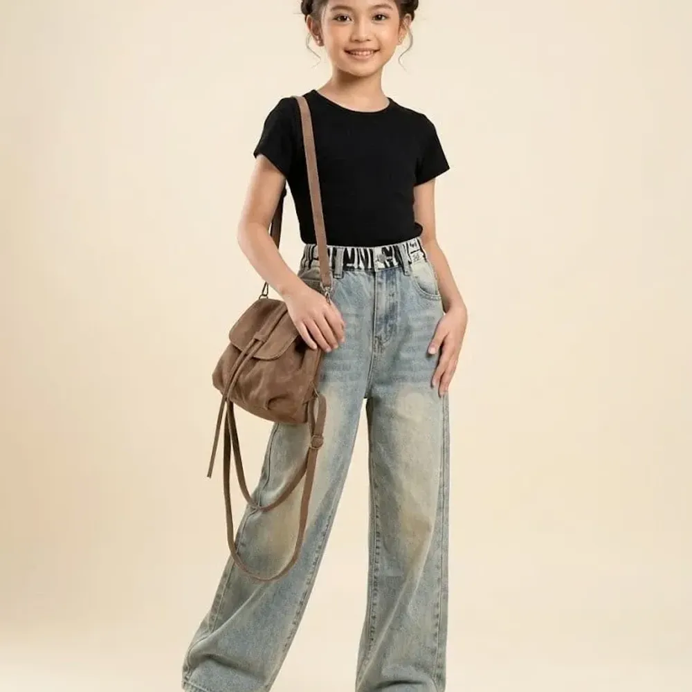 Pants Girls Cozy Berry Denim โ tampilan lain