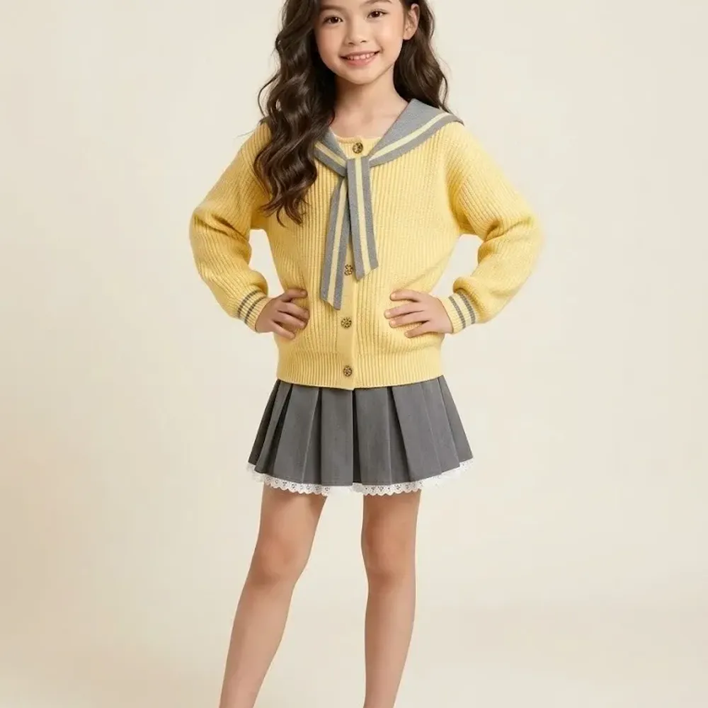 Set Girls Terracotta Mini Skirt โ tampilan lain