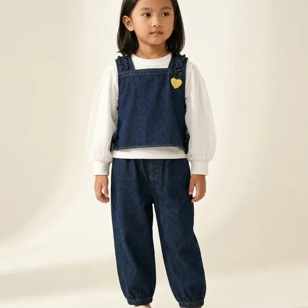 Set Girl Denim Morika Rolls - Foto 2