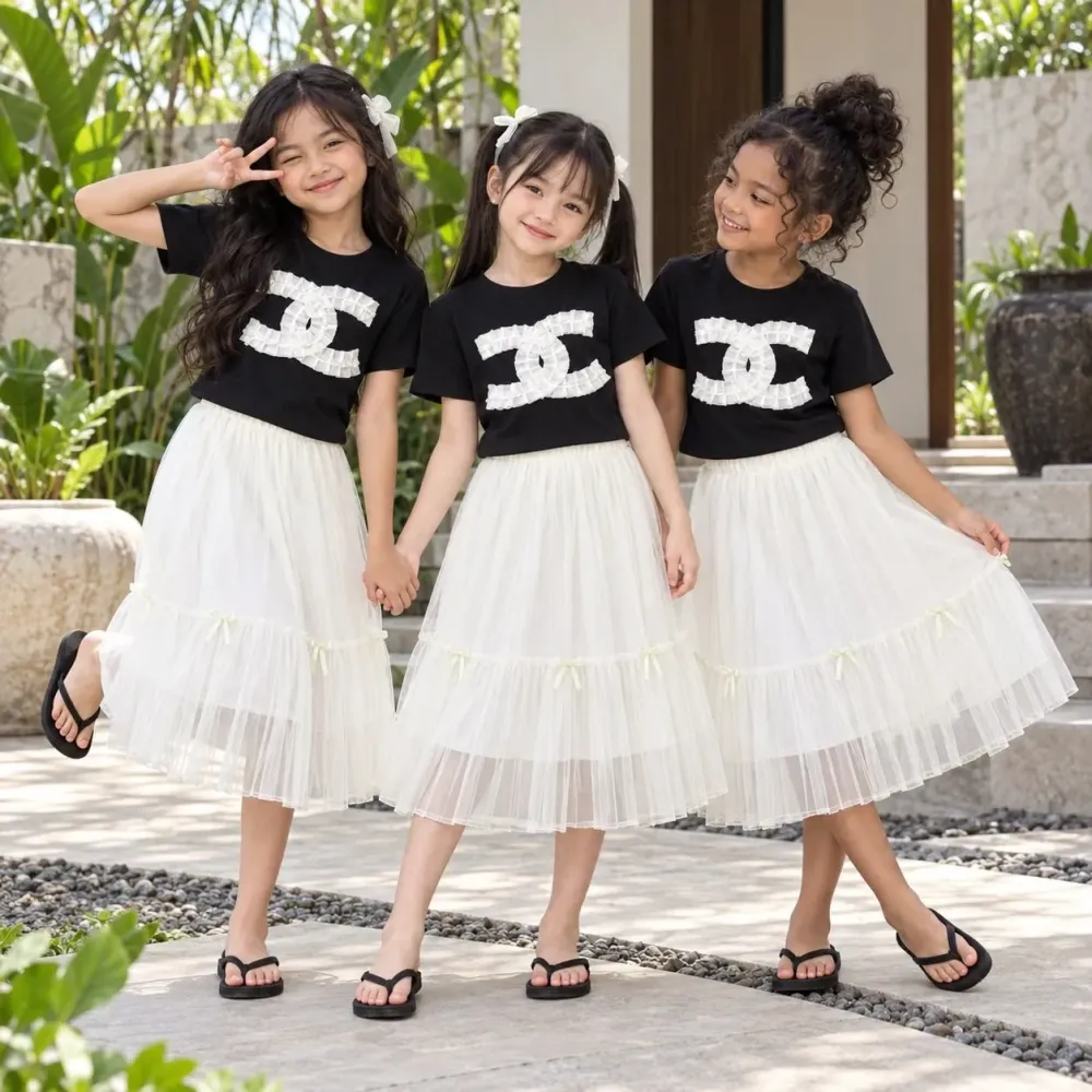 Set Girl Sweety Happy Skirt โ tampilan lain