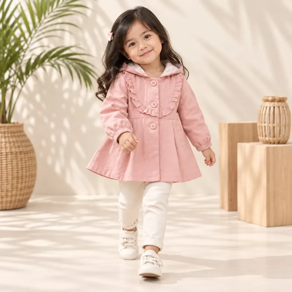 Jacket Girl Ethereal Pink Parka โ tampilan lain