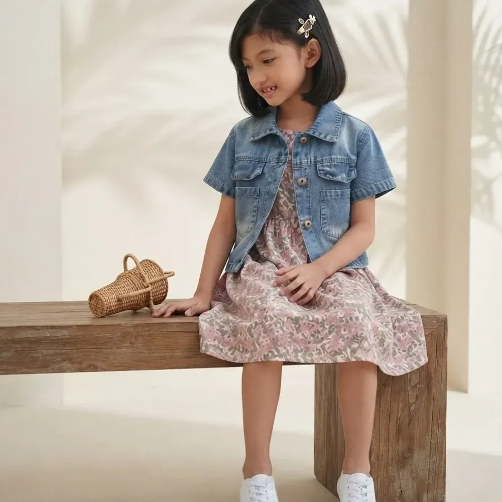 Set Girls Delicate Flower Charm โ tampilan lain