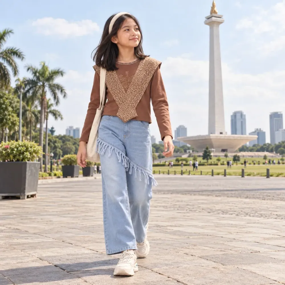 Set Girls Brownie Pouch Fall โ tampilan lain