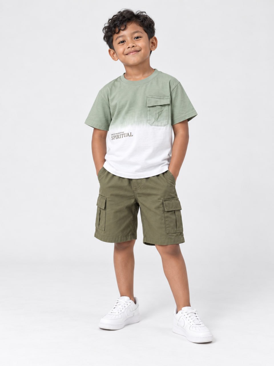 Set Boy Two Layers Dye โ tampilan lain
