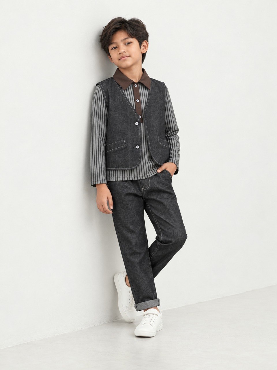 Set Boys Denim Ensemble โ tampilan lain