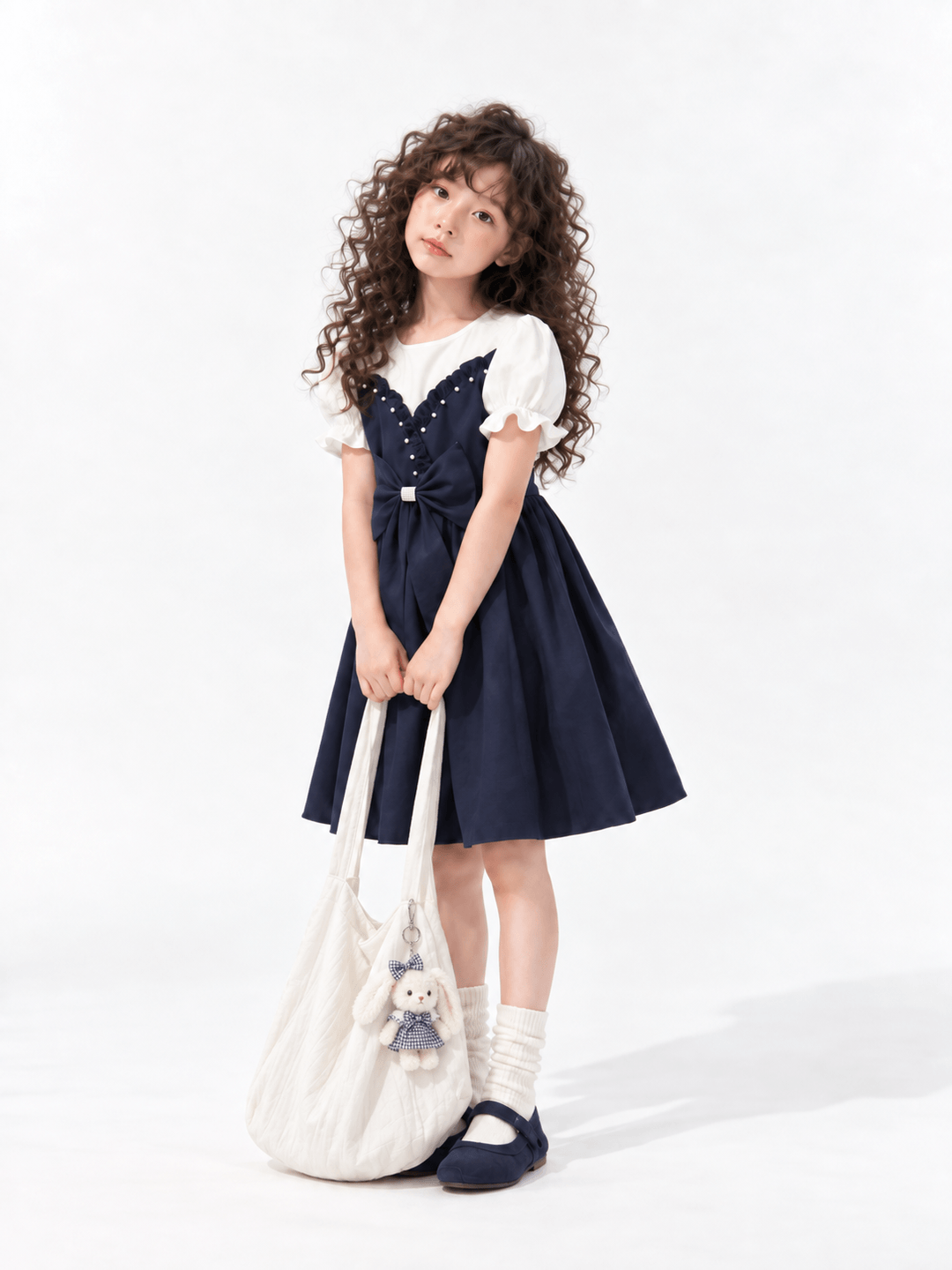 Dress Girls Casual Shift Lace - Foto 2
