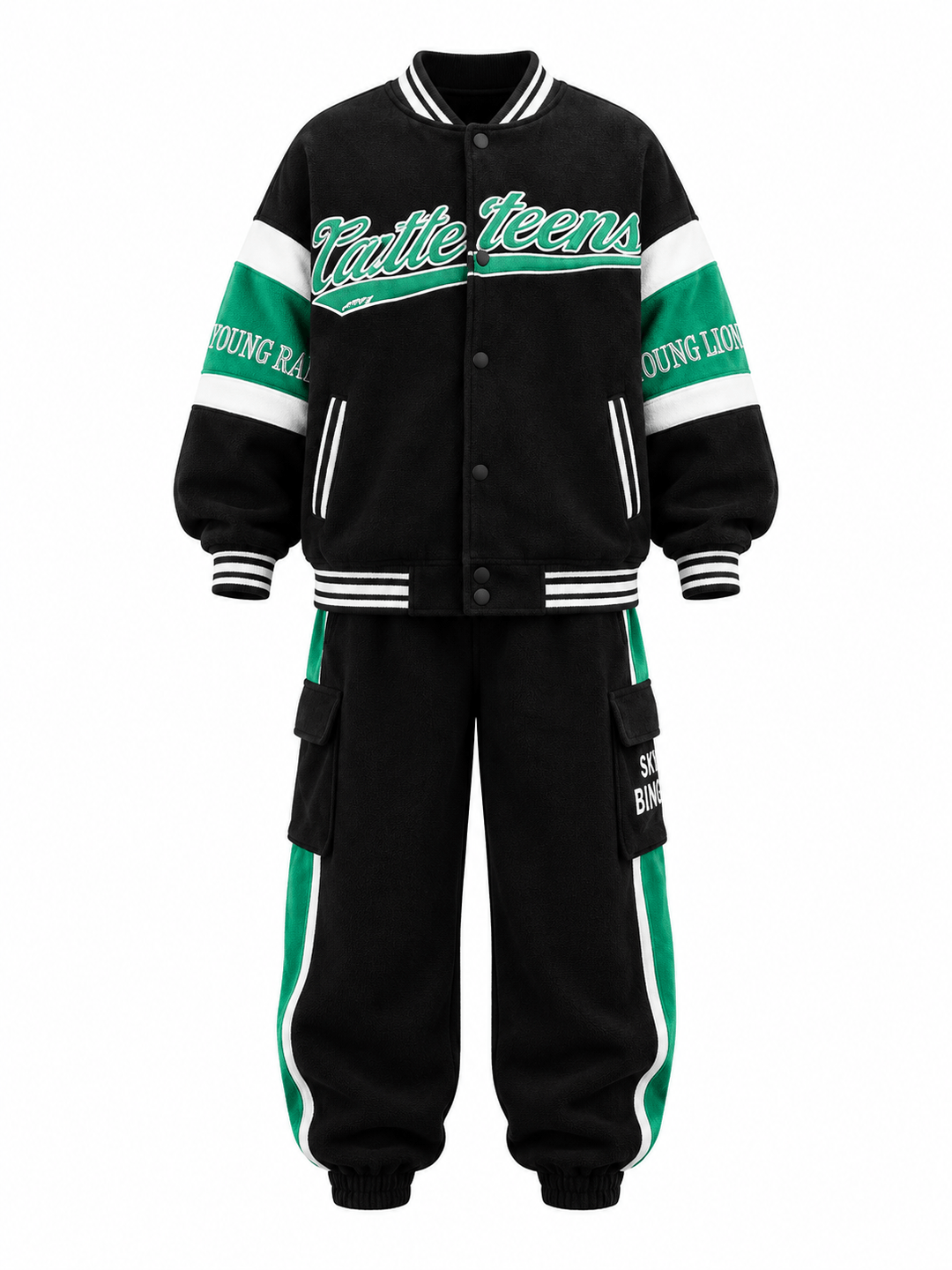 Set Boys Athletic Fleece Simple Activewear
