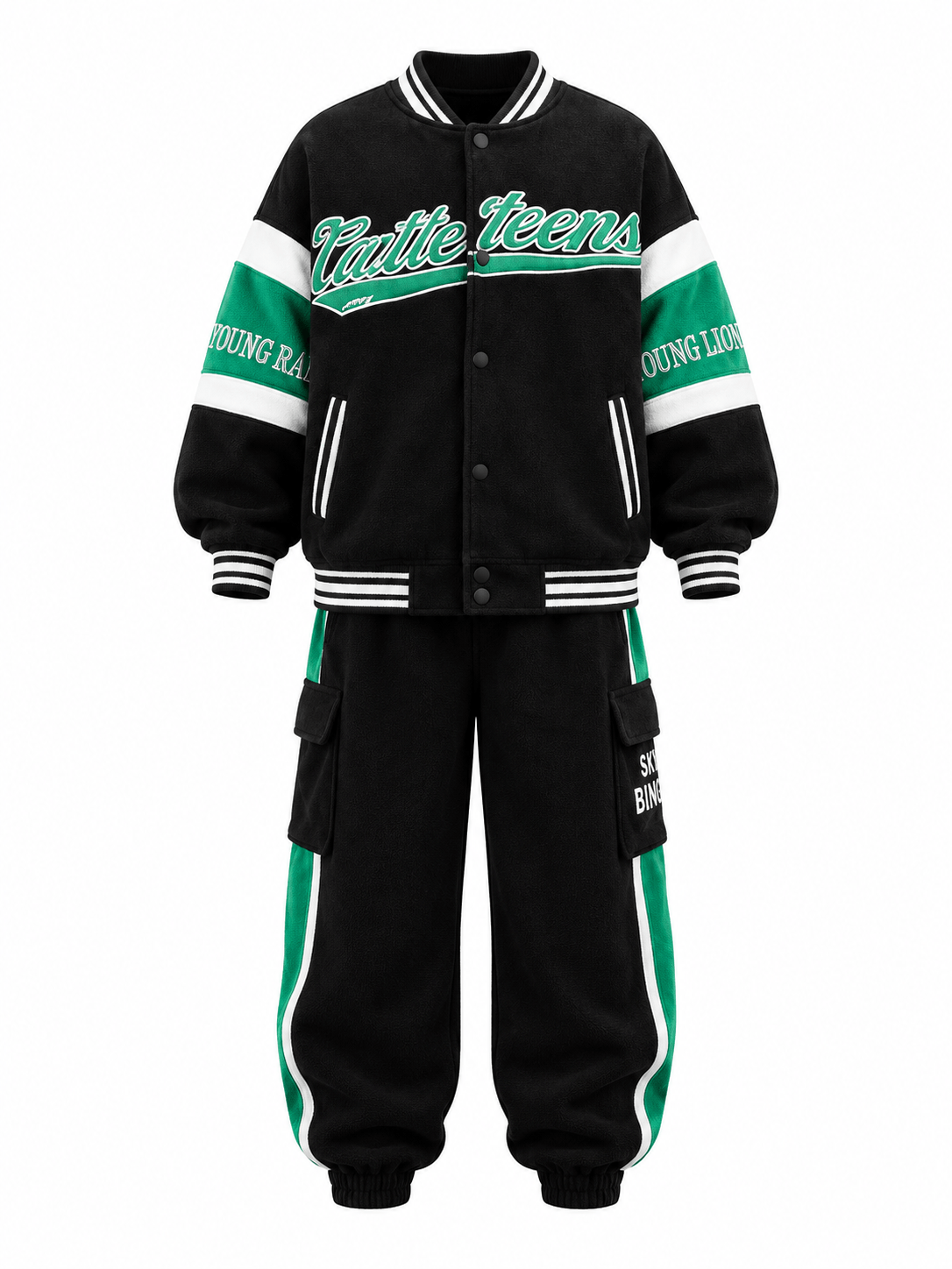 Set Boys Athletic Fleece Simple Activewear