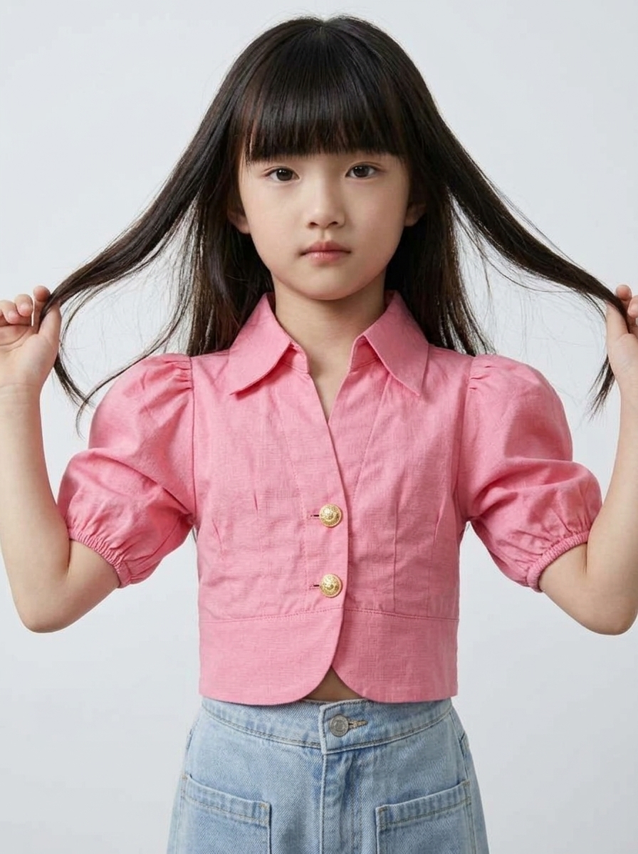 Tops Girl Trendy Bows Chip - Foto 1