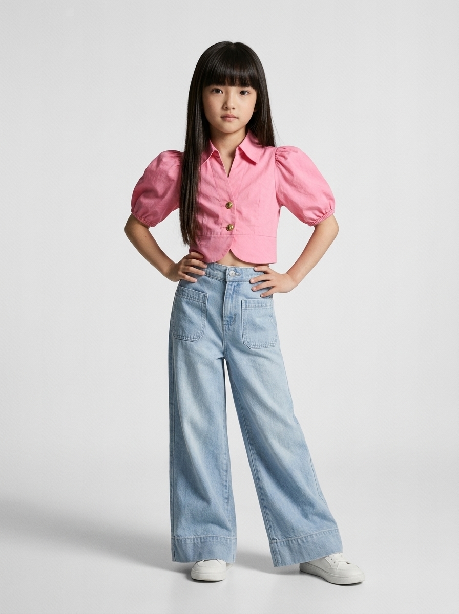 Tops Girl Trendy Bows Chip - Foto 2