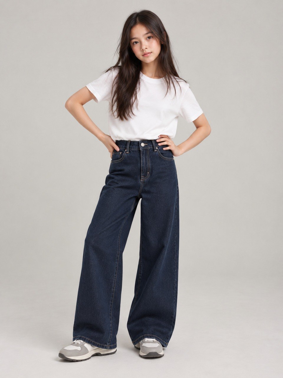 Pants Girls Cotton Dream Denim โ tampilan lain