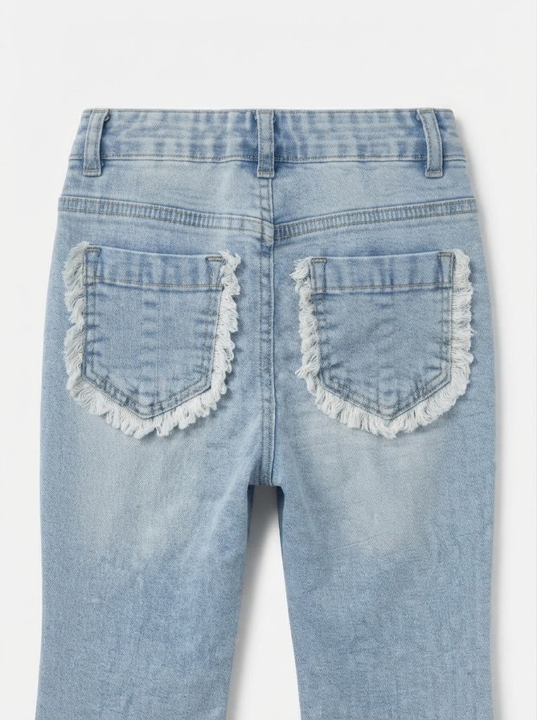 Pants Girl Lay Scratch Denim - Foto 10