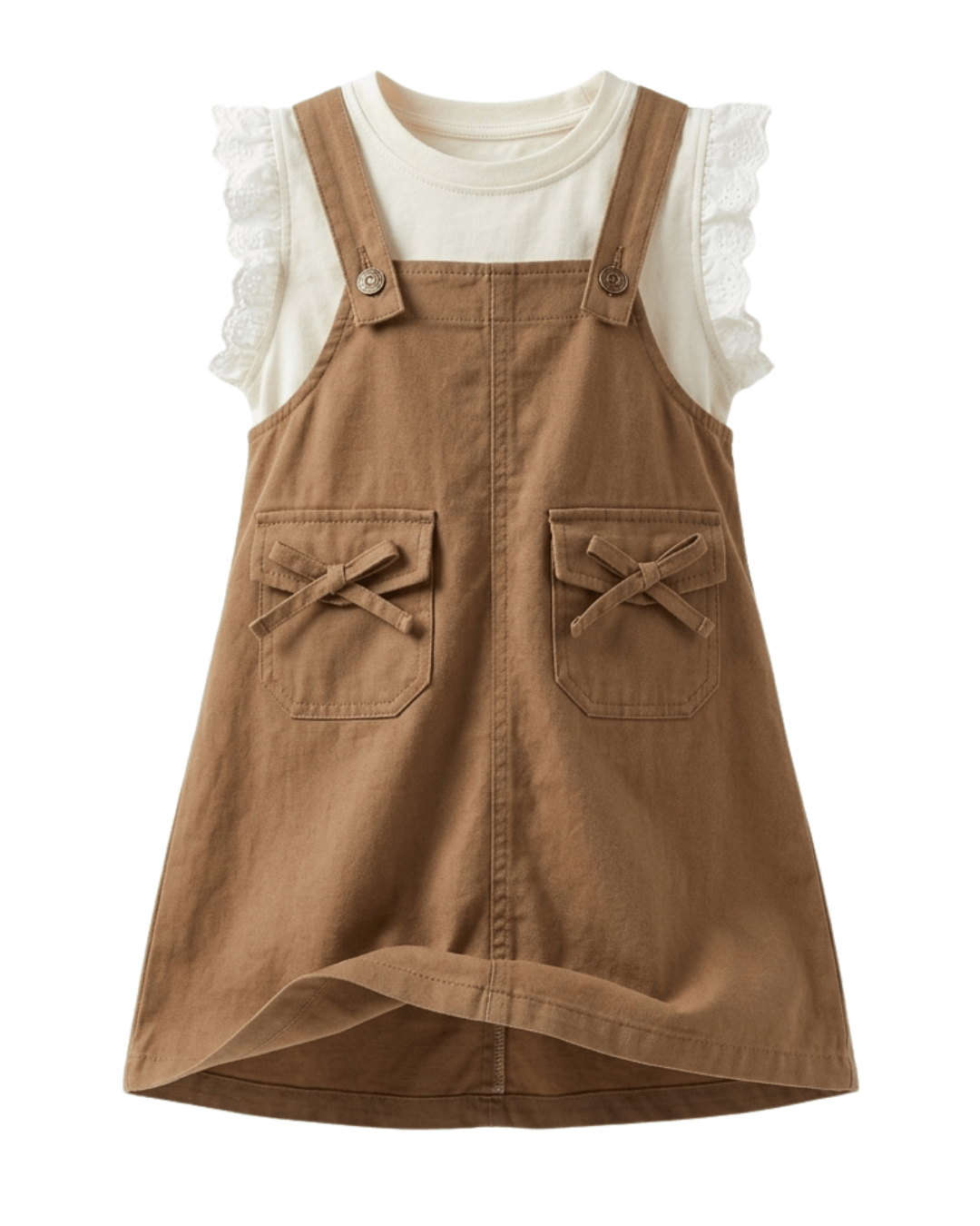DRESS APRICOT RUFFLE - Foto 1
