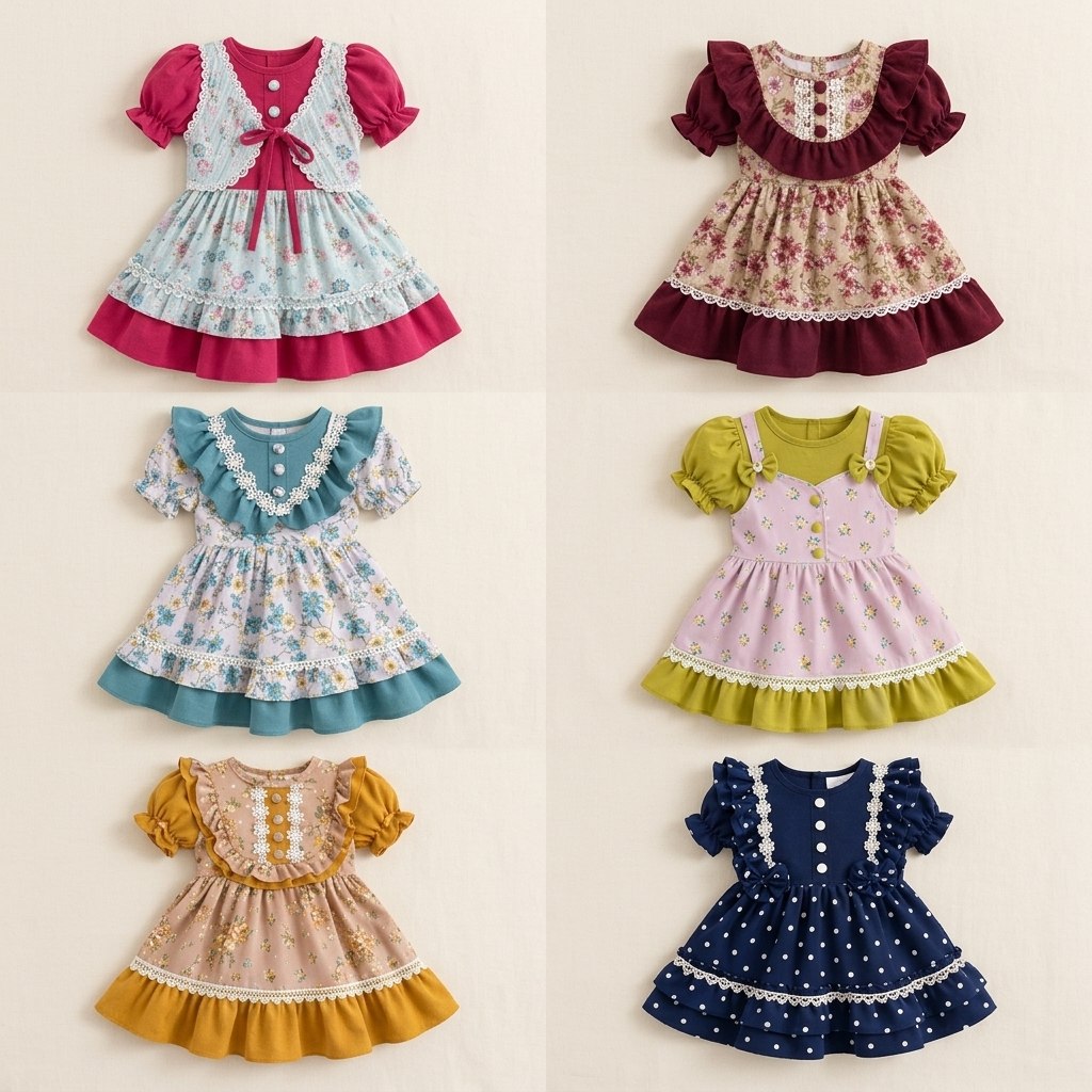 DRESS FLORAL RIBBON โ tampilan lain