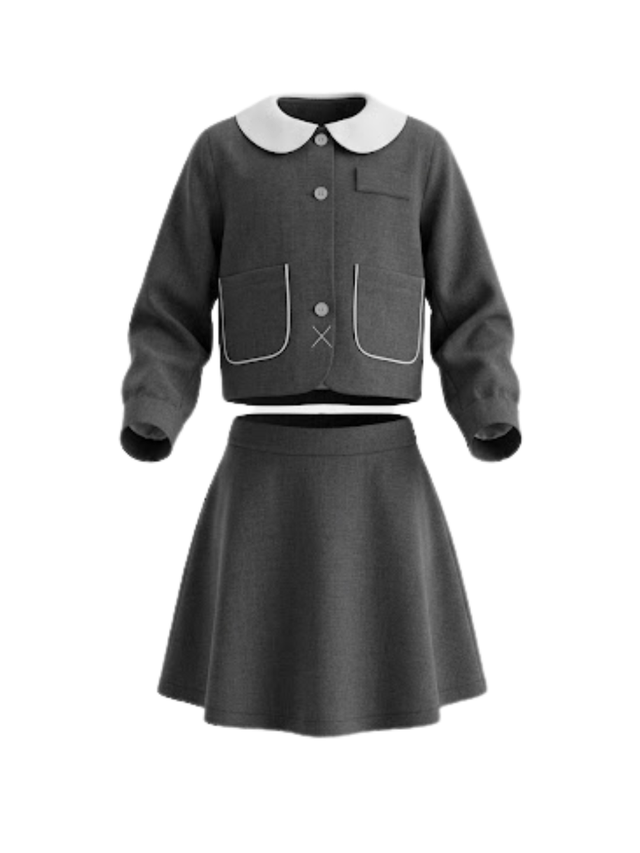 Dress Girl Dainty Floor Casual