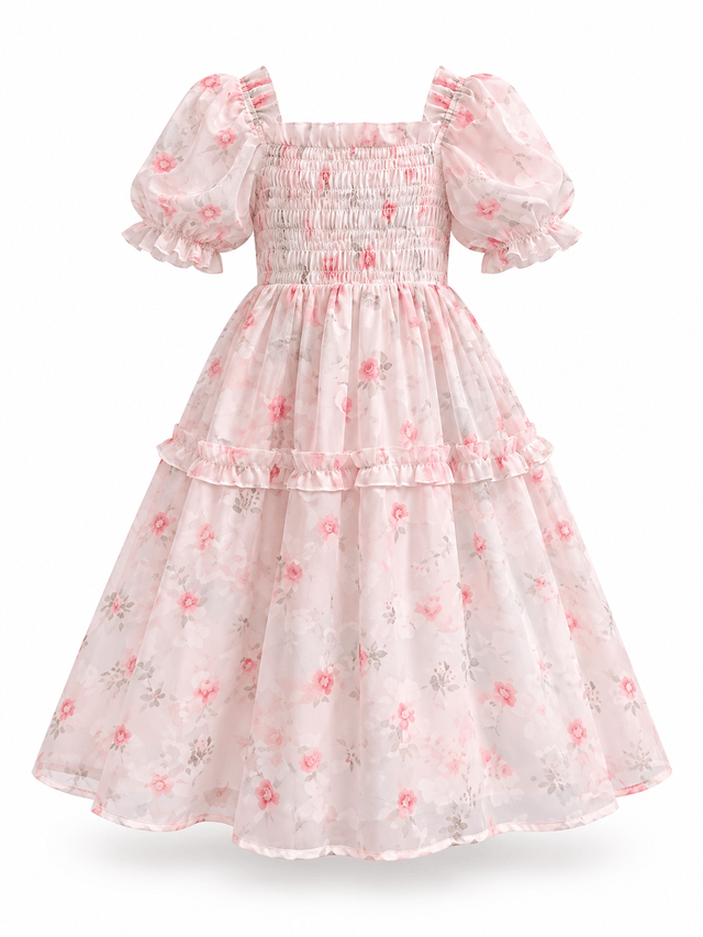 Dress Girl Daisy Root Pink