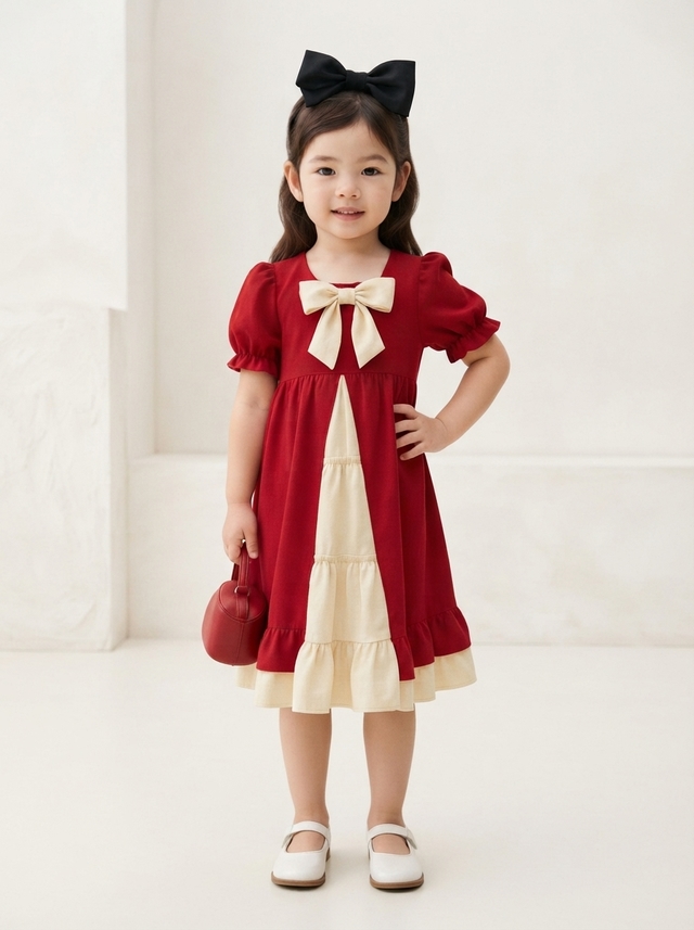 Dress Girl Giggles Cloud Cotton โ tampilan lain