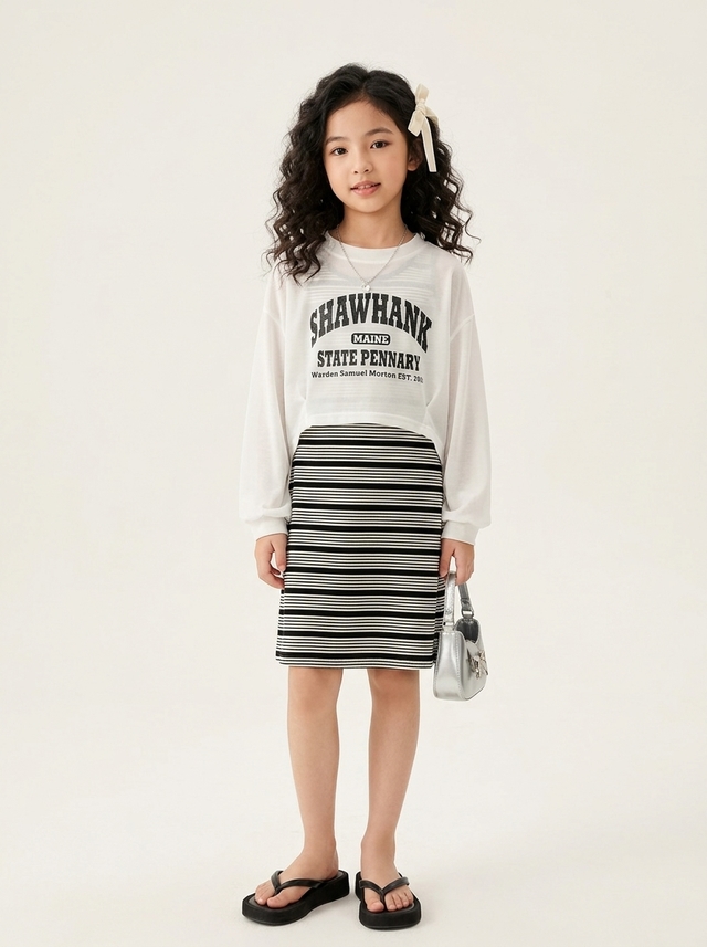 Dress Girl Line Mirey Fit โ tampilan lain