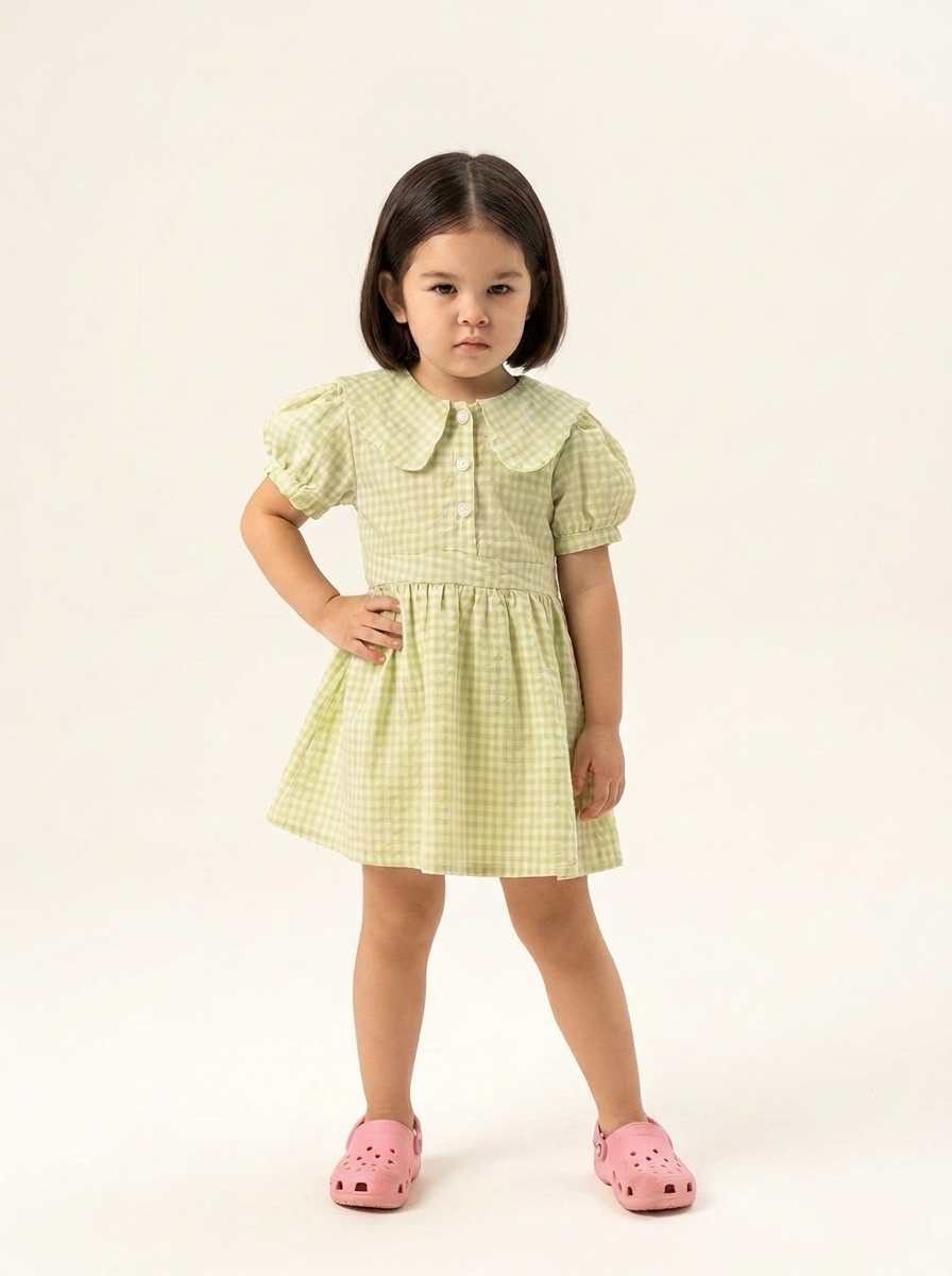 Dress Girl Moon Cloud Greny