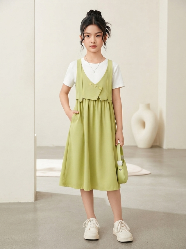 Dress Girl Pastel Twirl Couture โ tampilan lain