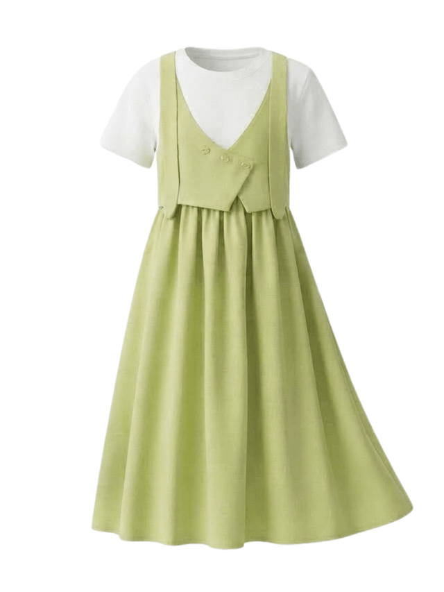 Dress Girl Pastel Twirl Couture