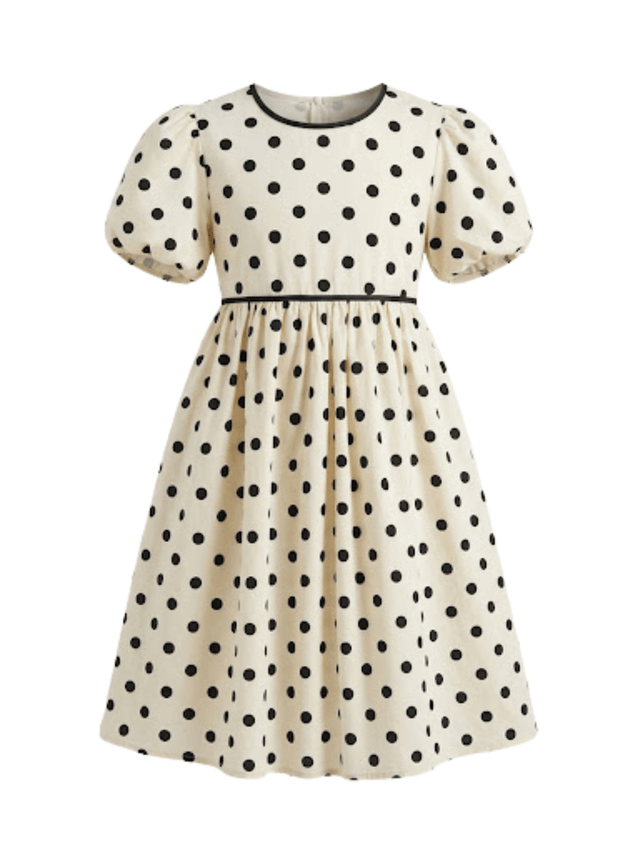 Dress Girl Polka Lash Happy
