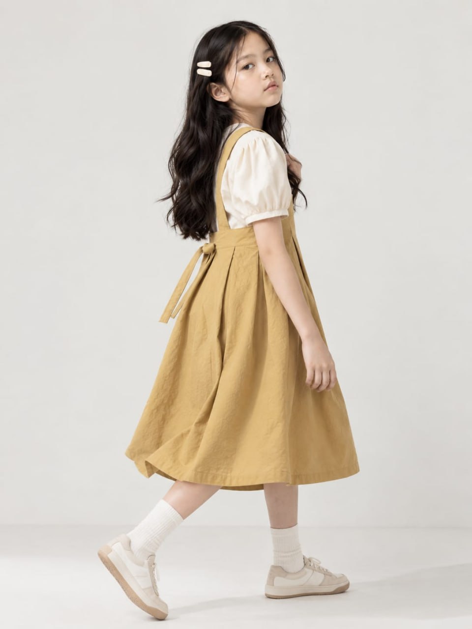 Dress Girls Autumn Misty Fawn - Foto 9