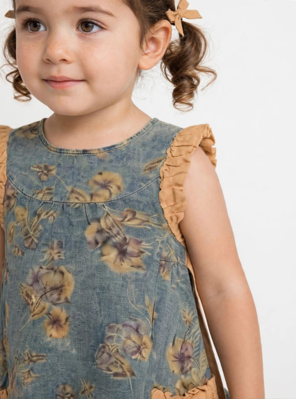 Dress Girls Cheerful Floret