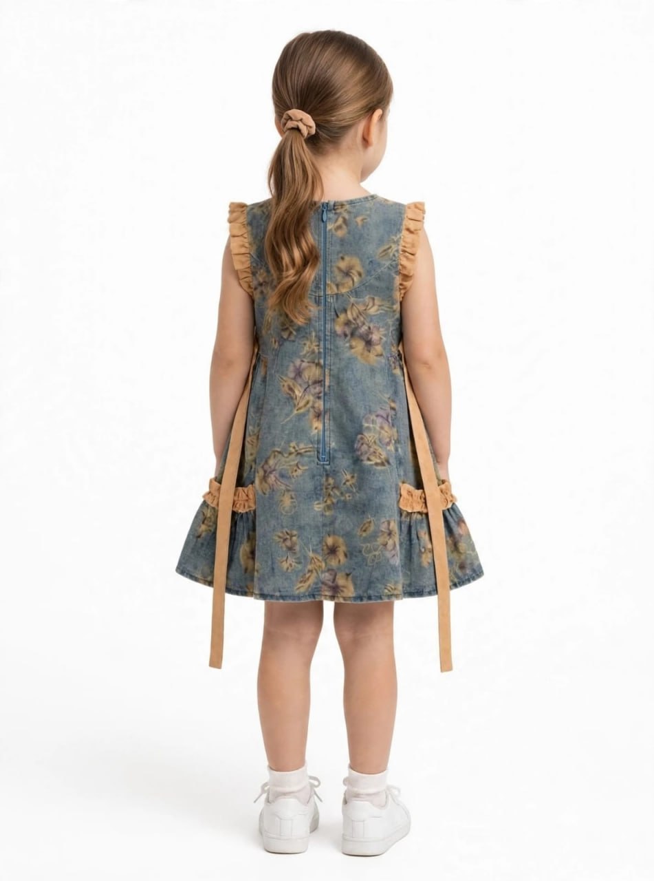 Dress Girls Cheerful Floret - Foto 4