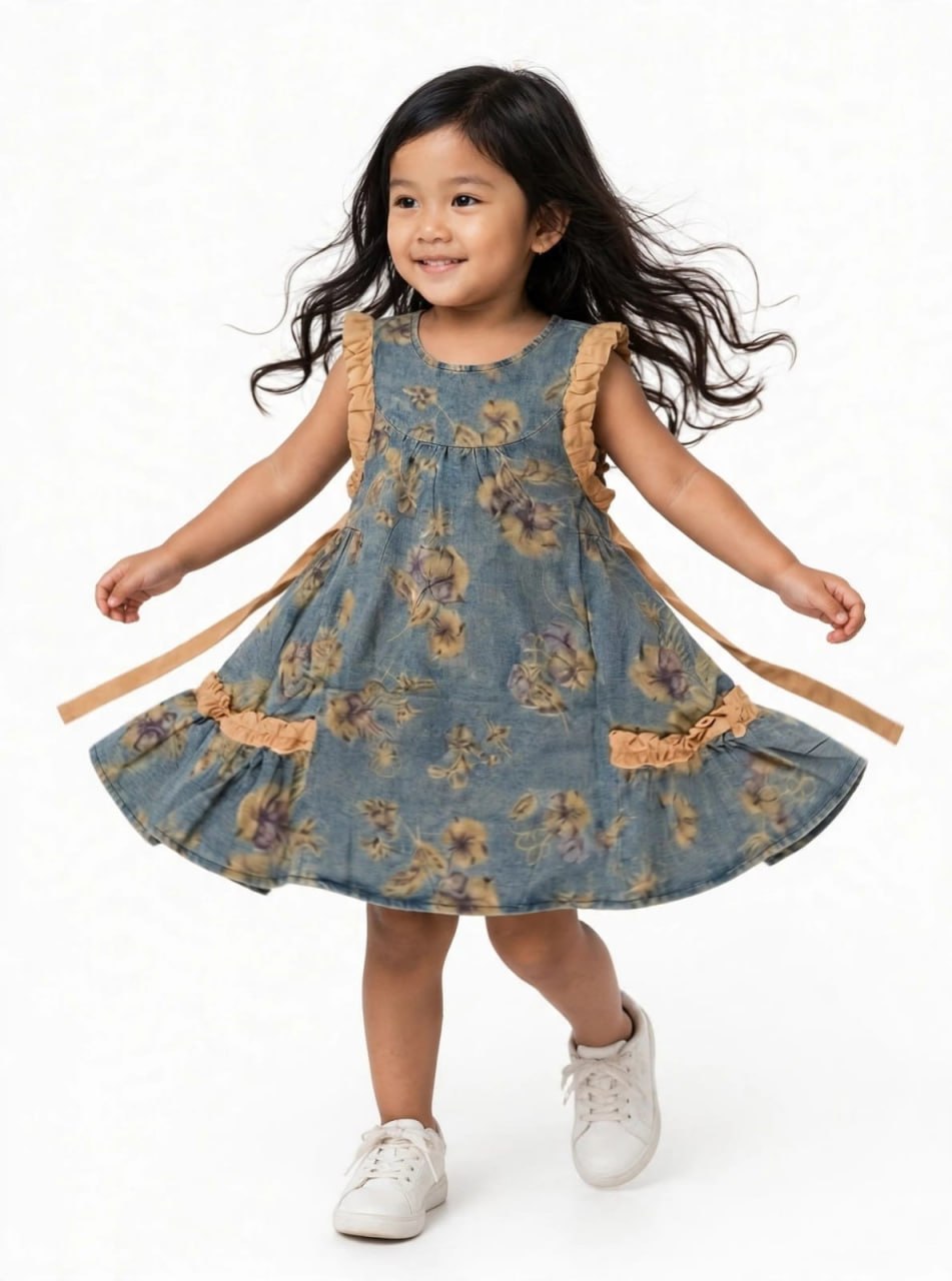 Dress Girls Cheerful Floret - Foto 10