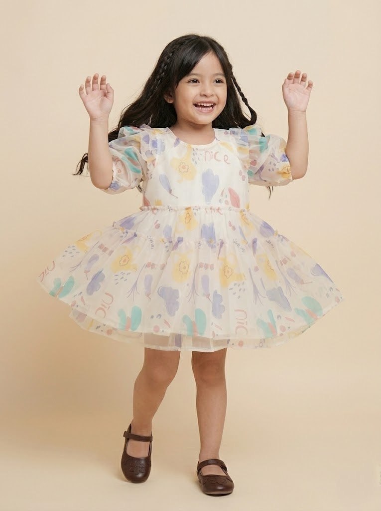 Dress Girl Sprinkle Tulip Ring โ tampilan lain