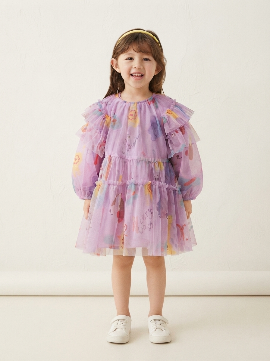 Dress Girl Sprinkle Tulip Ring