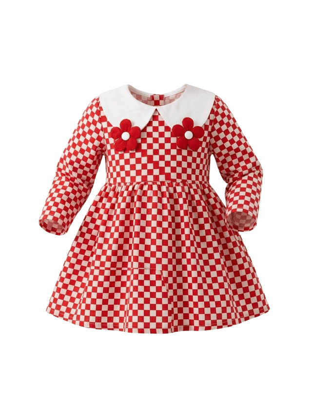 Dress Girl Tartan Flirty