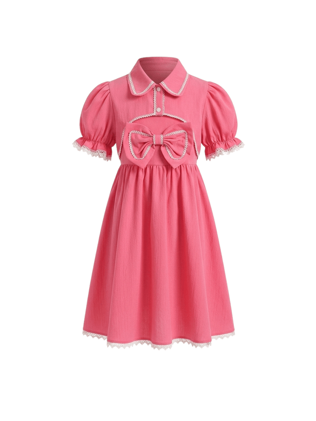 Dress Girl Twinkle Chess Lace